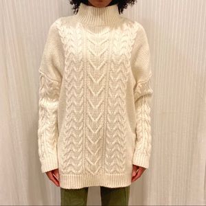 H&M Cream Cable Knit Sweater